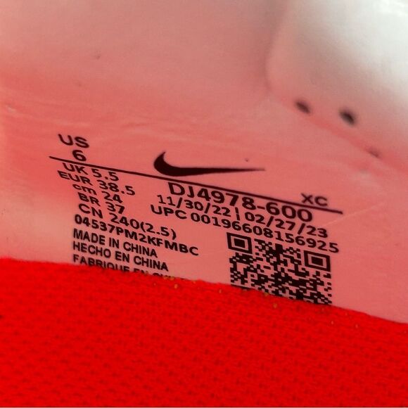 Nike Zoom Mercurial Vapor 15 Elite FG Soccer Cleats White Mens 6 DJ4978-600 - Picture 10 of 11